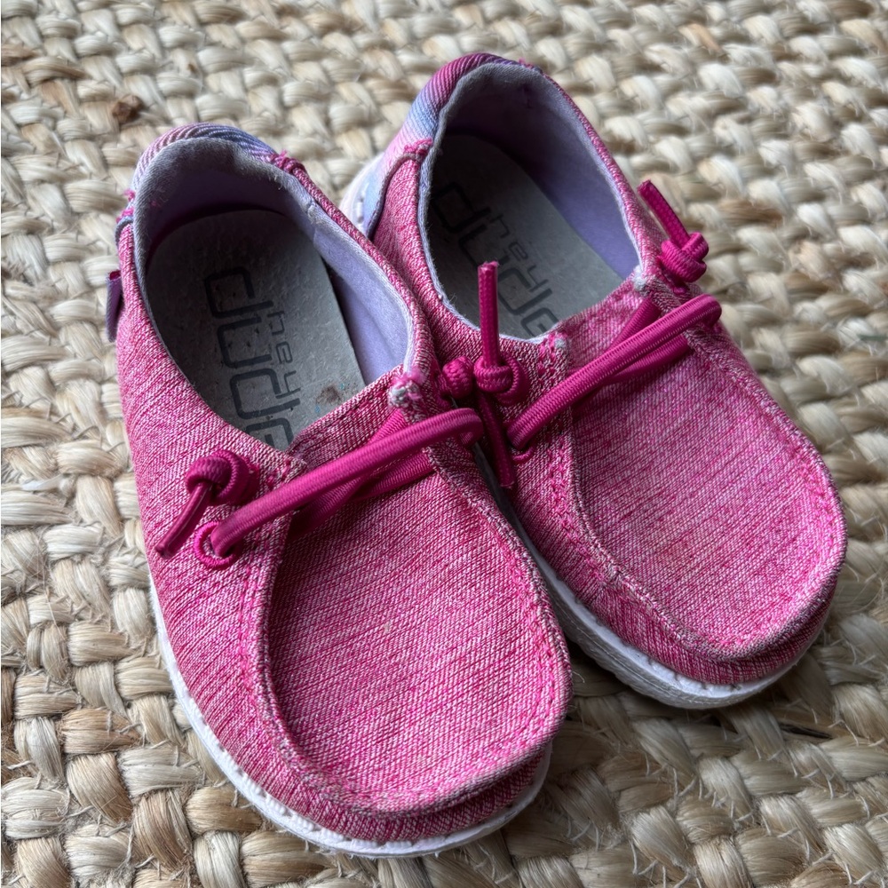 Hey Dude Kids Pink Shoes Toddler 5